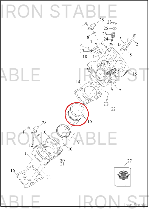 Harley-Davidson Pt Assembly Misc Component, X
