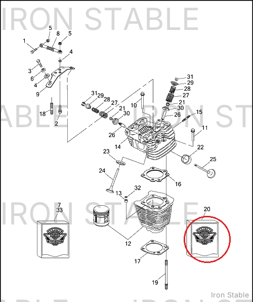 Harley-Davidson Kit-Gasket, Topend Overhaul