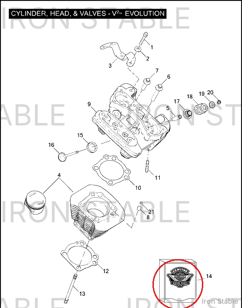 Harley-Davidson Kit-Gaskets, Eng Top End/Xl