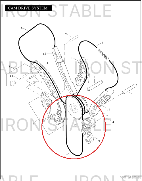 Harley-Davidson Chain, Primary Cam Drv