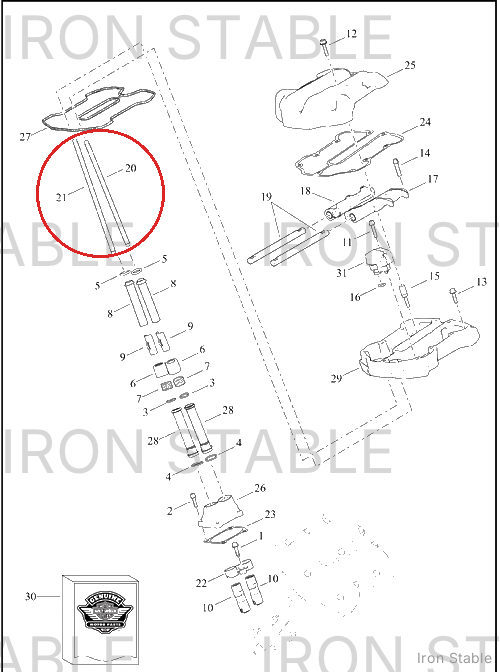 Harley-Davidson Push Rod, X
