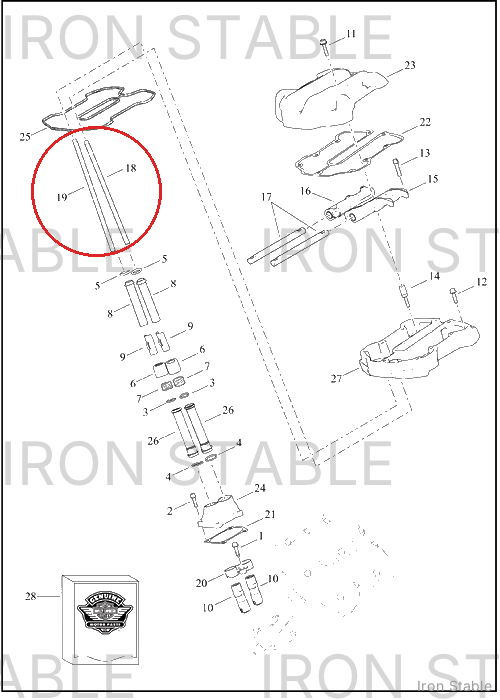 Harley-Davidson Push Rod, X