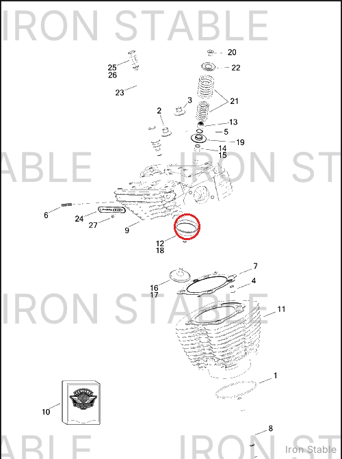Harley-Davidson Exhaust Valve Seat