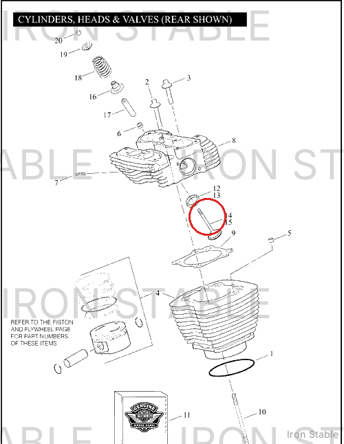 Harley-Davidson Intake Valve, 7mm