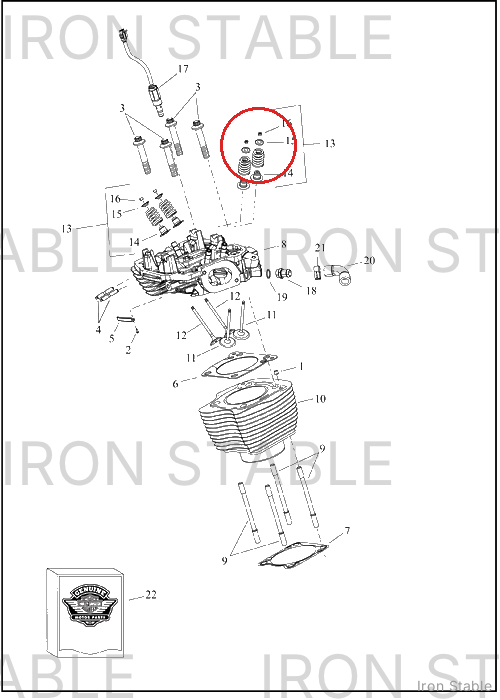 Harley-Davidson Kit, Valve Component, Spring, Perform