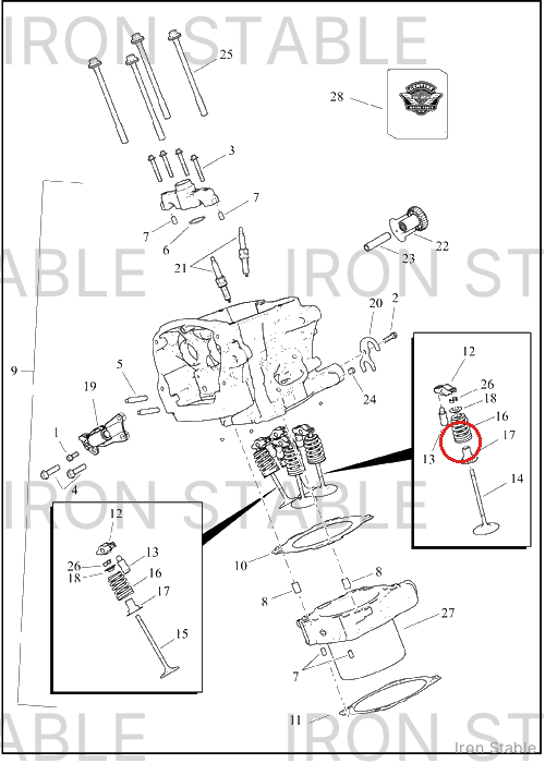 Harley-Davidson Spring, Valve