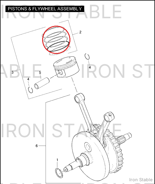 Harley-Davidson Ring Set, Piston, .005 Os/1584