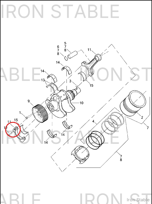 Harley-Davidson Conn Rod Sub-Component, X