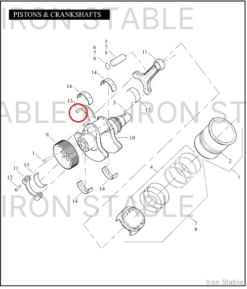 Harley-Davidson Bearing, Thrust/C'shaft
