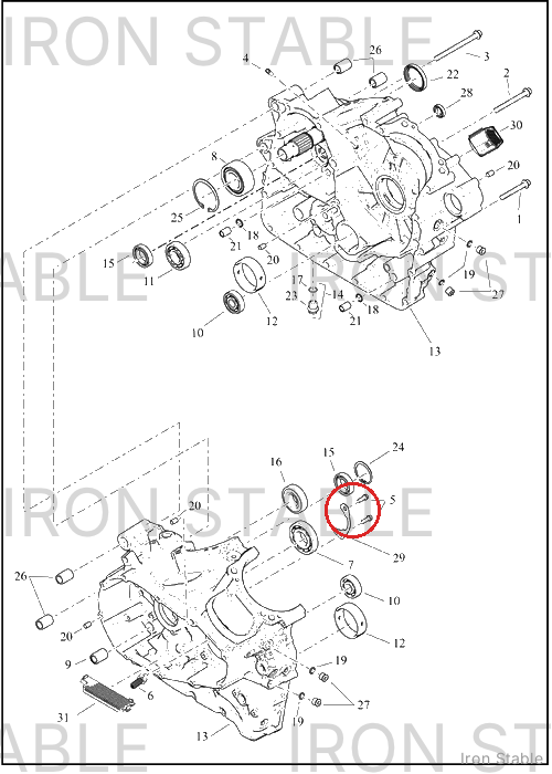 Harley-Davidson Crankcase Sub-Component, Plate, Reta
