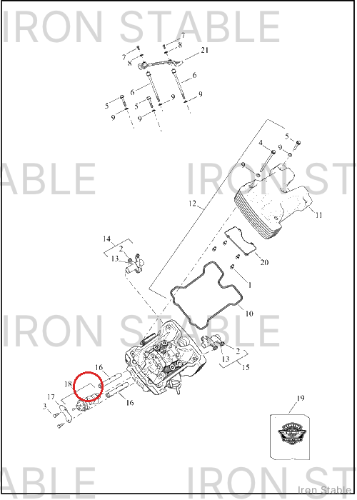 Harley-Davidson Camshaft, X
