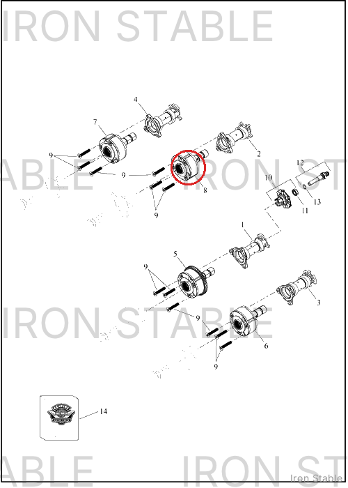 Harley-Davidson Cam Phaser, Intake Vvt Assembly Rr