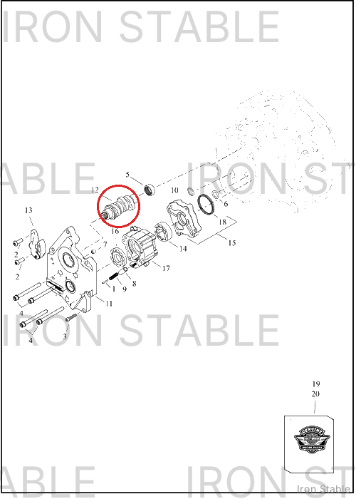 Harley-Davidson Kit, Camdr, Se8-550