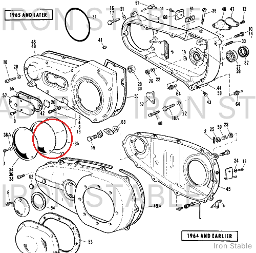 Harley-Davidson Gasket, Clutch Cover