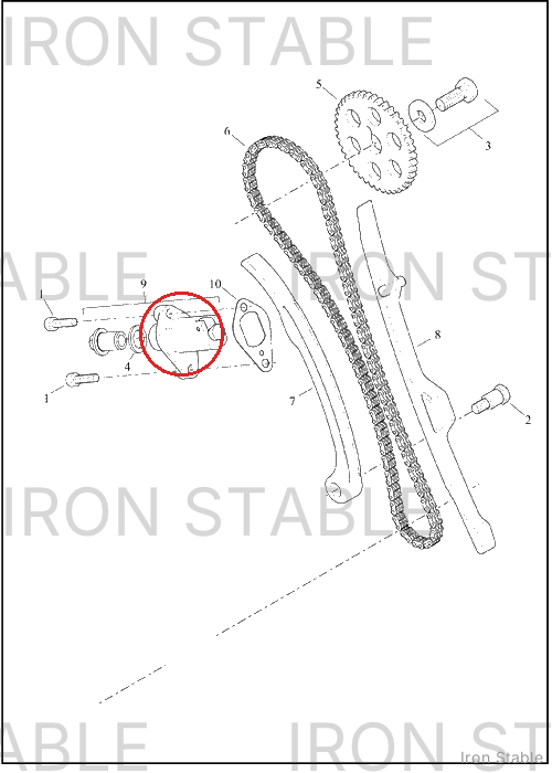 Harley-Davidson Tensioner Assembly