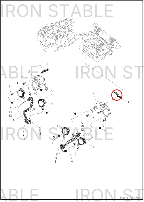 Harley-Davidson Chain Guide, Camdr, Top Guide