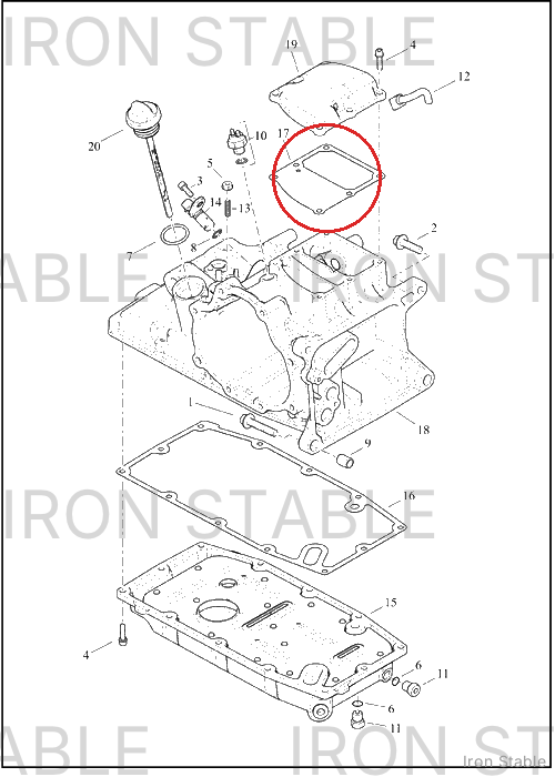 Harley-Davidson Gasket, Cover, X