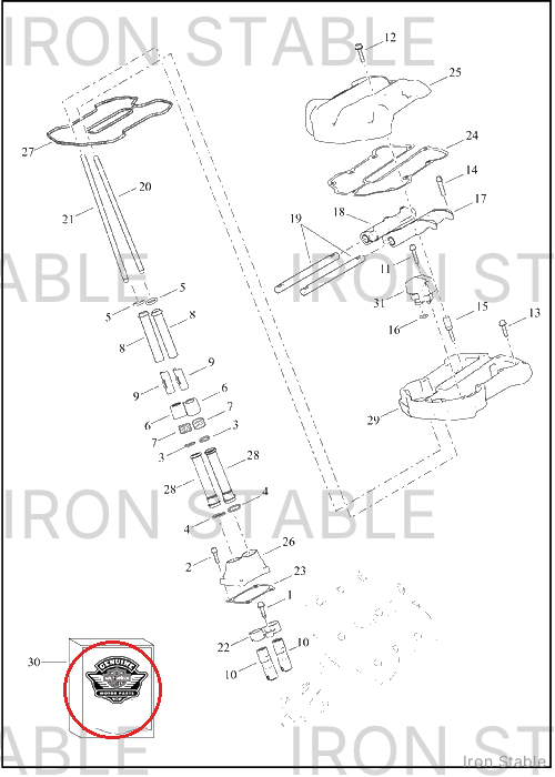 Harley-Davidson Kit, Cover/Slg, Cam Service