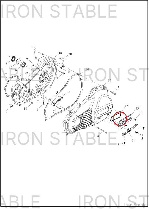 Harley-Davidson Gasket, Cover, Primary Oil Fill