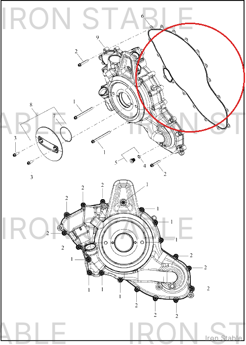Harley-Davidson Gasket, Cover, Manifold To Crankca