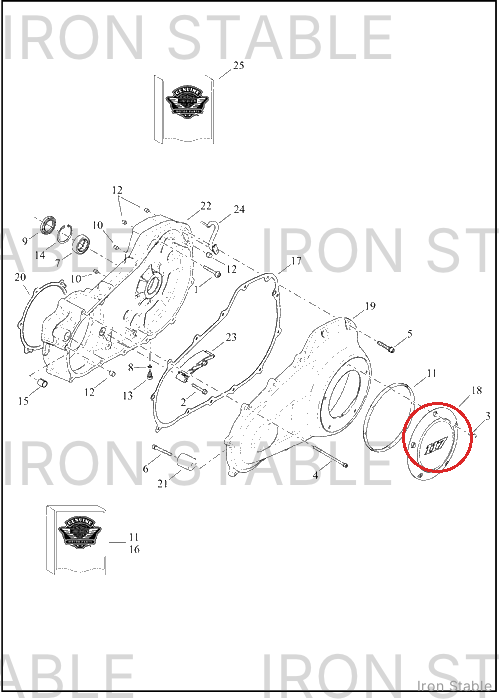 Harley-Davidson Cover, Cl, Assembly, Chrome