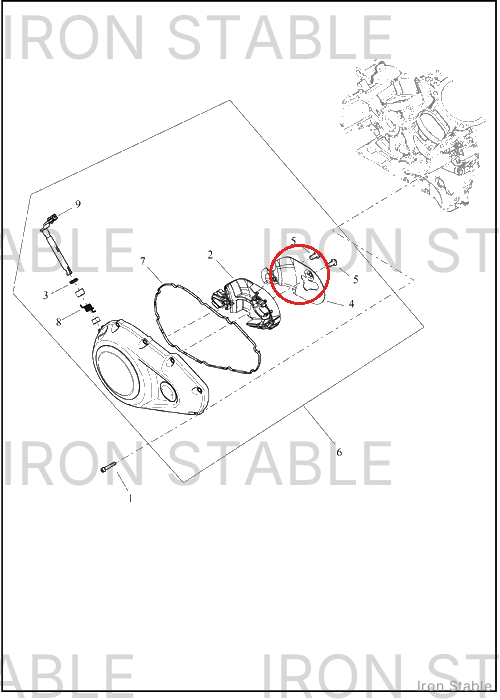 Harley-Davidson Cover, Pri, Dmpr, Plate