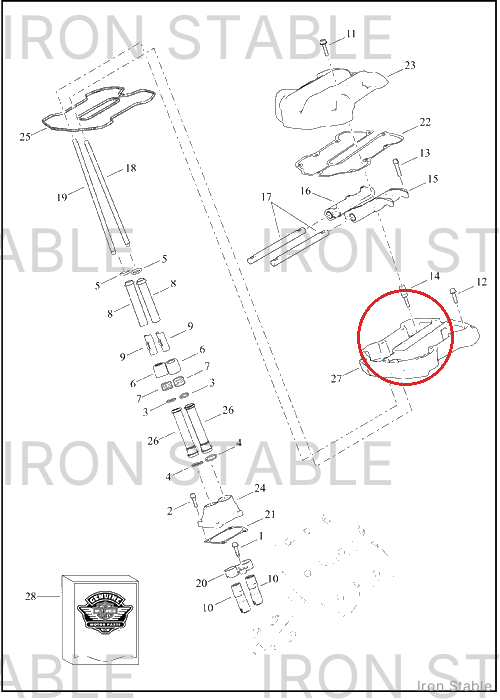 Harley-Davidson Cover, Rkra/Valve, Assembly, Lower, Hot