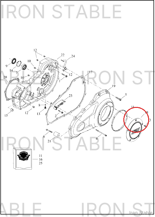 Harley-Davidson Cover, Cl, Assembly, Graphic