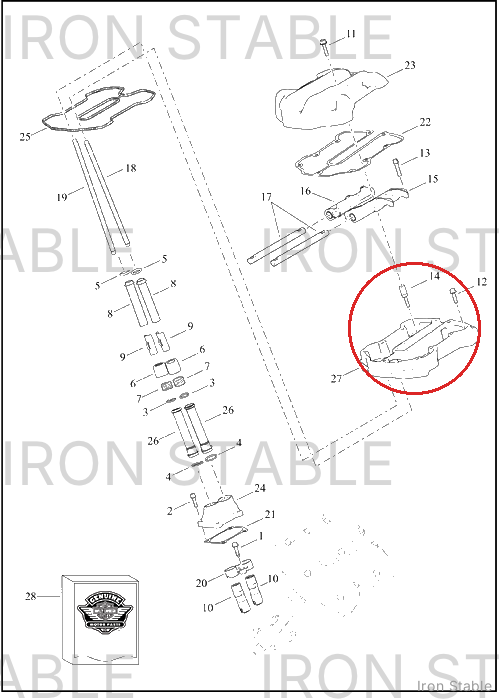 Harley-Davidson Cover, Rkra/Valve, Lower, Sub-Ass