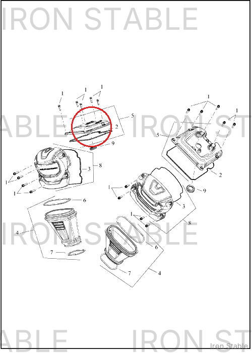 Harley-Davidson Cover, Rkra/Valve, Assembly, Charcoal