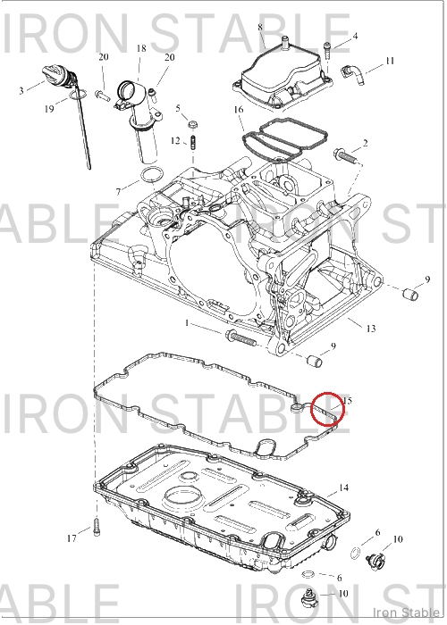 Harley-Davidson Gasket, Cover, Oil Pan