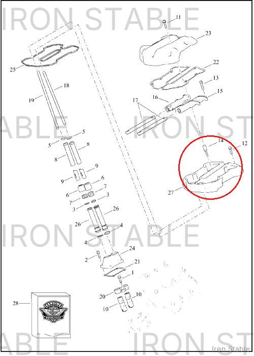 Harley-Davidson Cover, Rkra/Valve, Assembly, Lower, Yell