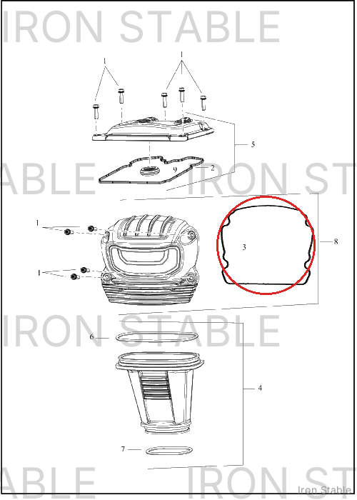 Harley-Davidson Gasket, Cover, Cam, Sprocket