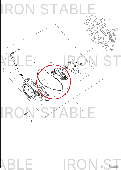 Harley-Davidson Gasket, Cover, Primary