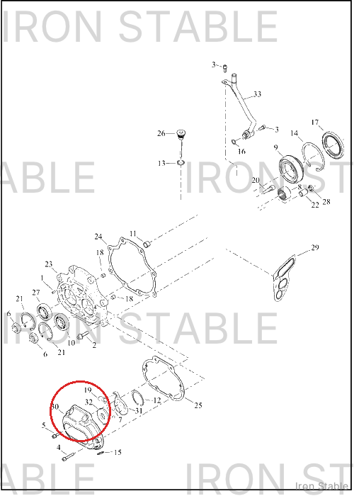 Harley-Davidson Pt Cover Misc Component, Xmsn Side Cv