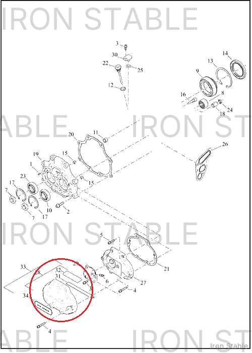 Harley-Davidson Pt Cover Misc Component, Xmsn Side, Sa