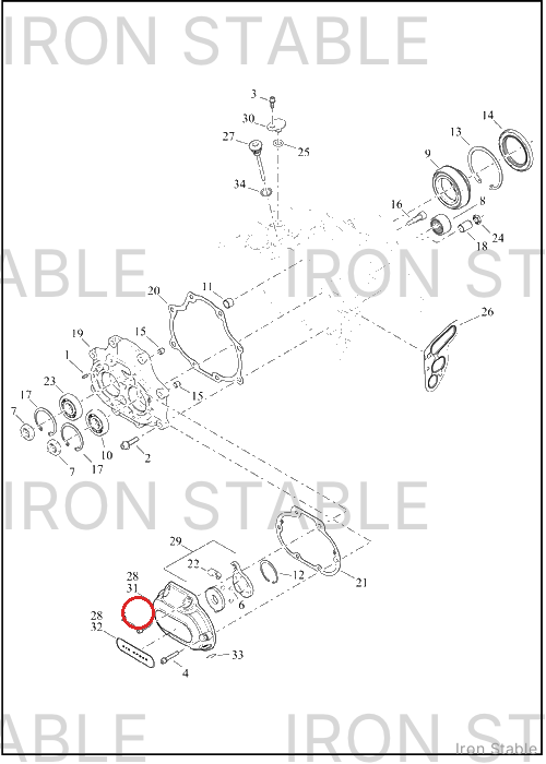 Harley-Davidson Pt Cover Misc Component, Xmsn Side Cv