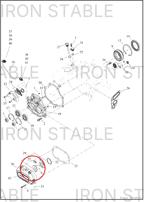 Harley-Davidson Pt Cover Misc Component, Xmsn Side Cv
