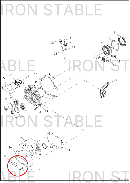 Harley-Davidson Pt Cover Misc Component, Xmsn Sd Cover