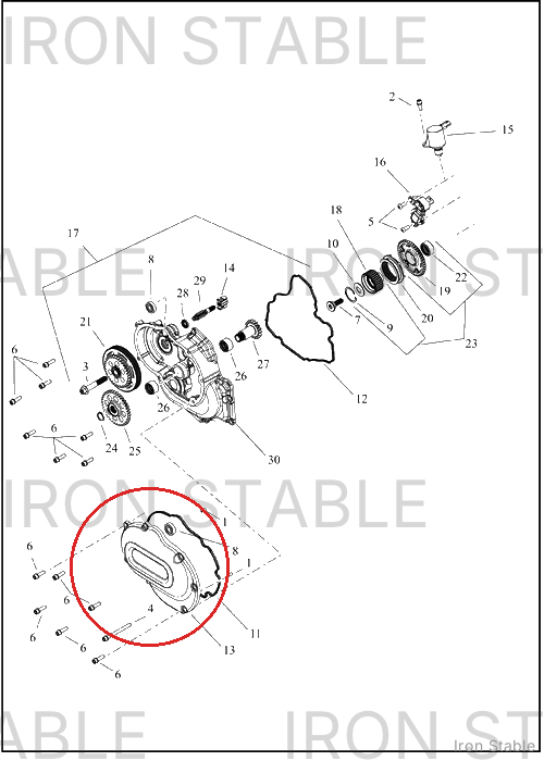 Harley-Davidson Pt Cover Misc Component, Assembly, Xsmn Sd