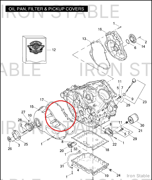 Harley-Davidson Gasket, Clutch Cover