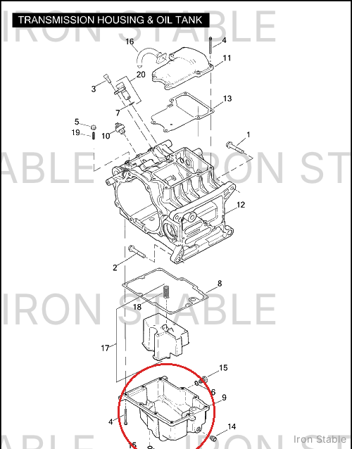 Harley-Davidson Kit-Oilpan Assembly, Black