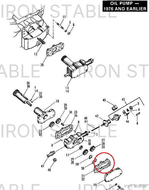 Harley-Davidson GASKET, OIL PUMP