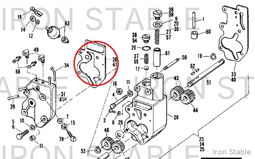 Harley-Davidson Gasket, Oilpump Plate