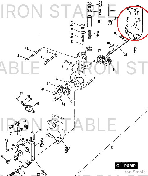 Harley-Davidson Gasket, Oil Pump Body