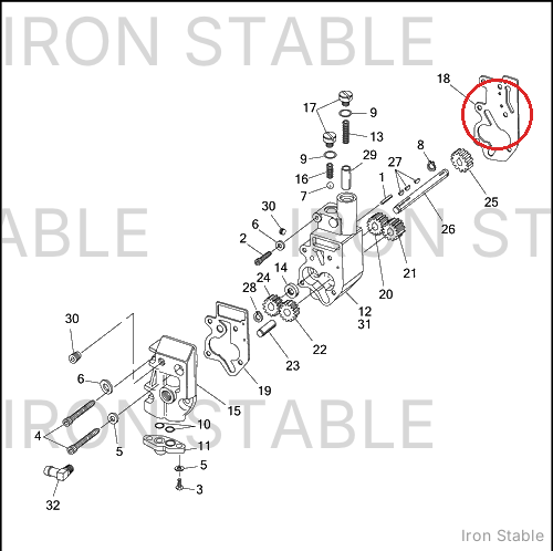 Harley-Davidson Gasket, Oilpump Body