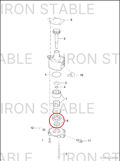 Harley-Davidson Gerotor Assembly, Lube