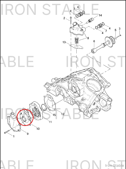 Harley-Davidson Gasket Outer Waterpump