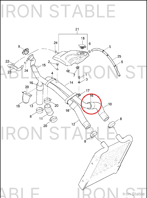 Harley-Davidson Clamp, Shrink 33-44 Mm