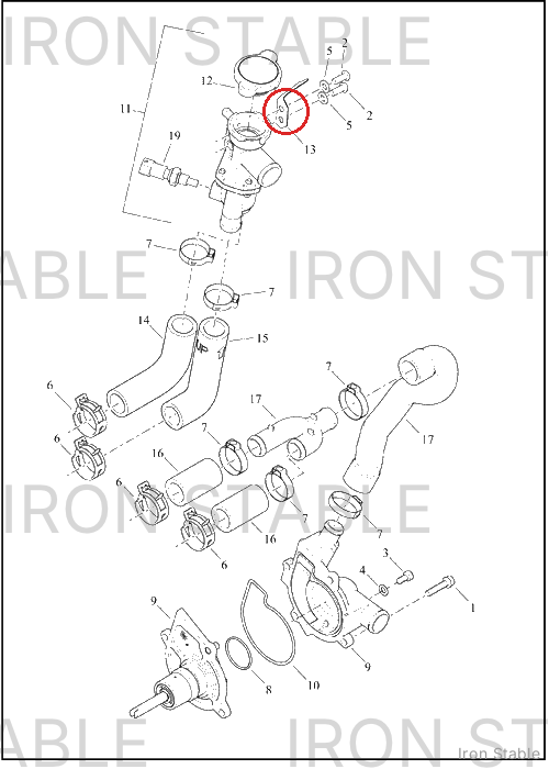 Harley-Davidson Tab, Coolant Cap Lock